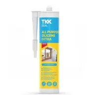 Санитарен силиконов уплътнител TKK  300 мл, бял, All Purpose Silicone Extra