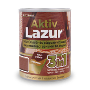Лак водоразтворим Kittfort 3 в 1 лазурен  0.75 л, череша, Aktiv Lazur - product - 006 CLL4029