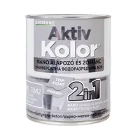Акрилна боя Kittfort 2 в 1 на водна основа  0.75 л, сива, RAL 7042, Aktiv Kolor