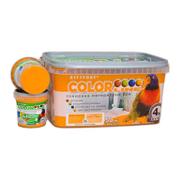 Боя латексова Kittfort цветна  4 кг, портокал 06, Colorline - product - 006 CLL3704