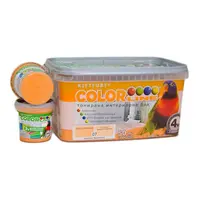Латексова боя Kittfort цветна  4 кг, кайсия 07, Colorline