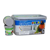 Латексова боя Kittfort цветна  4 кг, светлосива 11, Colorline