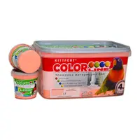Латексова боя Kittfort цветна  4 кг, сьомга 17, Colorline