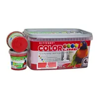 Латексова боя Kittfort цветна  4 кг, кораловочервена 14, Colorline