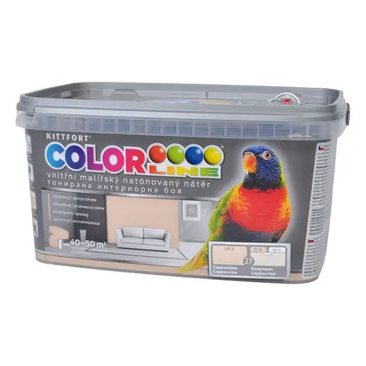 Латексова боя Kittfort цветна  4 кг, капучино 27, Colorline