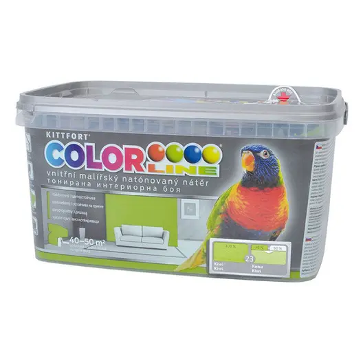 Латексова боя Kittfort цветна  4 кг, киви 23, Colorline