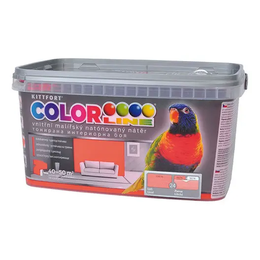Латексова боя Kittfort цветна  4 кг, личи 24, Colorline