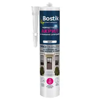 Лепило универсално Bostik акрилно за пукнатини и фуги  280 мл, бяло, Perfect Seal