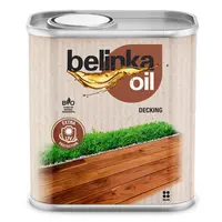 Масло Belinka за дърво  0.75 л, сиво, Oil Decking