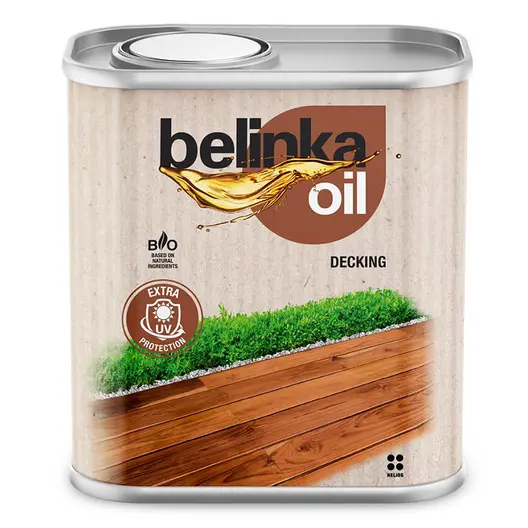 Масло Belinka за дърво  0.75 л, сиво, Oil Decking