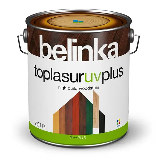 Лак алкиден Belinka лазурен  2.5 л, тик, Toplasur UV Plus №17