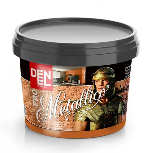 Декоративна мазилка Denel с перлен ефект  5 кг, сребърна, ProMetallico