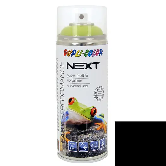 Спрей боя Dupli-Color флакон  0.4 л, черна мат, RAL 9005, Next