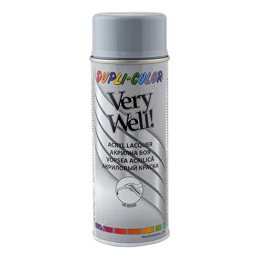Спрей боя Dupli-Color флакон  0.4 л, сиво-бяла, RAL 9002, Very Well