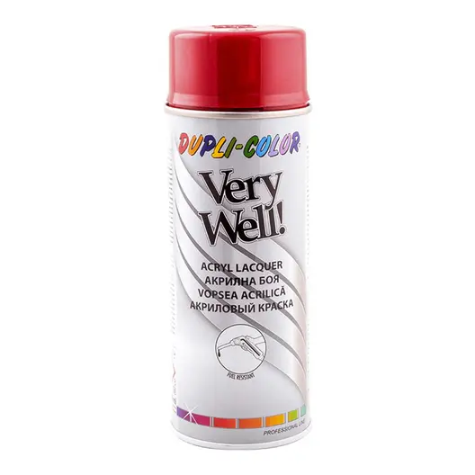 Спрей боя Dupli-Color флакон  0.4 л, рубиненочервена, RAL 3003, Very Well