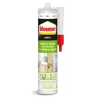 Лепило уплътнително Henkel акрилно за пукнатини и фуги  280 мл, бяло, Moment Acryl