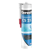 Санитарен силиконов уплътнител Henkel  280 мл, прозрачен, Ceresit CS 25