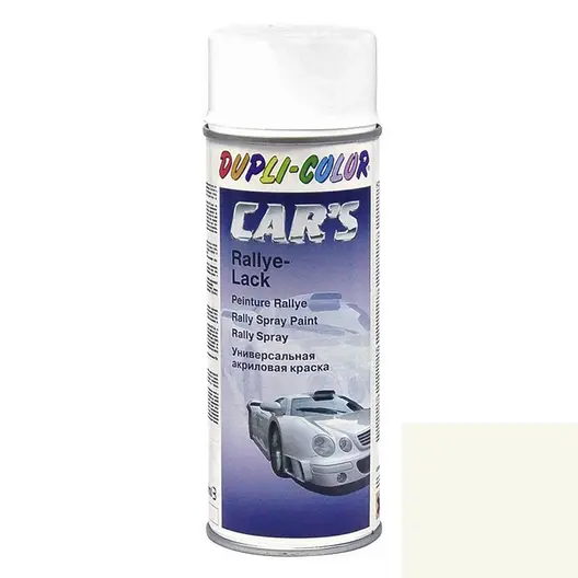 Спрей боя Dupli-Color флакон  0.6 л, бяла мат, RAL 9010, Car's