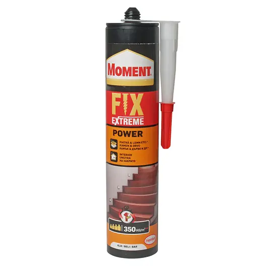 Лепило универсално Henkel акрилно монтажно 385 г, Moment Fix Extreme Power