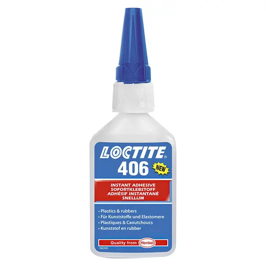 Лепило универсално Henkel цианкрилатно секундно  20 г, Loctite 406