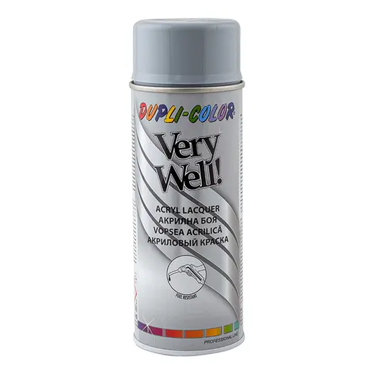 Спрей боя Dupli-Color флакон  0.4 л, сребърносива, RAL 7001, Very Well