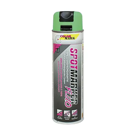 Спрей ColorMark маркировъчен флуоресцентен  0.5 л, зелен, Spotmarker