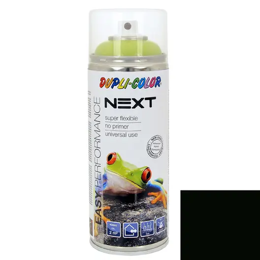 Спрей боя Dupli-Color флакон  0.4 л, черна гланц, RAL 9005, Next