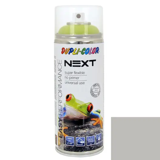 Спрей боя Dupli-Color флакон  0.4 л, сребриста гланц, RAL 9006, Next
