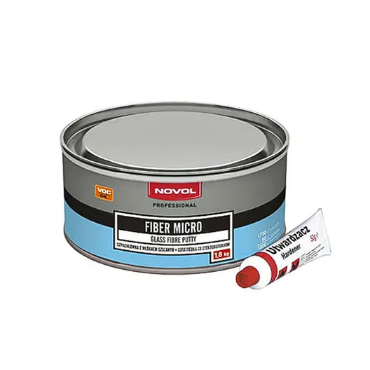Кит Novol стъклопластов за автомобили 1 кг, Fiber Micro