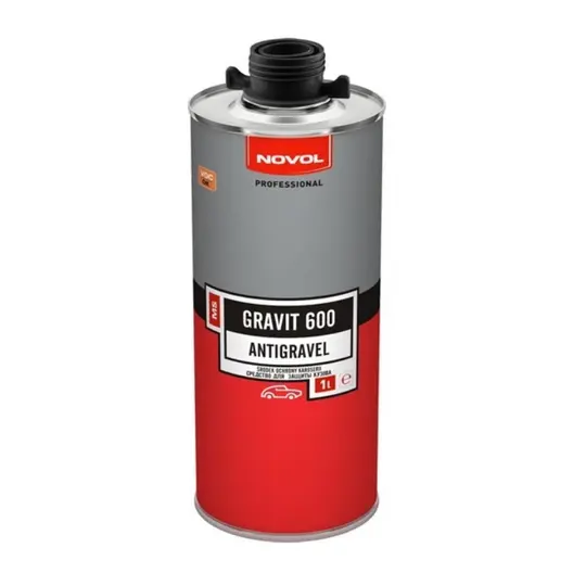 Покритие Novol за автомобили за защита от камъни  1 л, сиво, Gravit 600 Antigravel