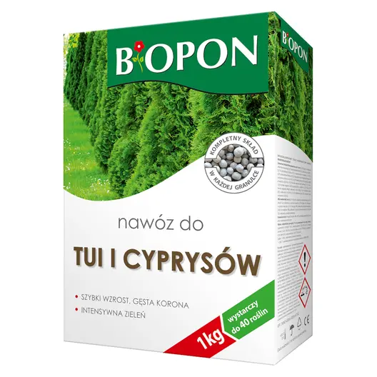 Тор гранулиран Biopon за туи и кипариси  1 кг