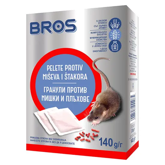 Пелети Bros против гризачи  0.1 кг