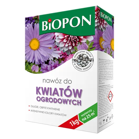 Тор гранулиран Biopon за градински цветя  1 кг