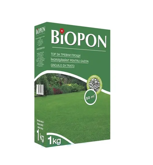 Тор гранулиран Biopon за тревни площи  1 кг
