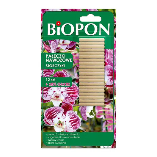 Тор на пръчици Biopon за орхидеи  10 бр.