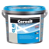 Смес Henkel фугираща за плочки гъвкава 2 кг, мраморно бяла, Ceresit CE 40 Aquastatic
