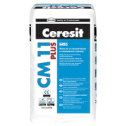 Лепило Henkel циментово за плочки за вътрешно приложение 25 кг, сиво, Ceresit CM 11 Plus Gres - product - 006 IVL 749