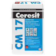 Лепило Henkel циментово за плочки супер гъвкаво 25 кг, сиво, Ceresit CM 17 Super Flex - product - 006 IVL 751