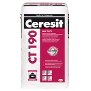 Лепило Henkel циментова шпакловка за вата 25 кг, сиво, Ceresit CT 190 - product - 006 IVL 841