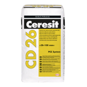 Смес Henkel за саниране на стоманобетонни конструкции за пукнатини 30-100 мм 25 кг, сива, Ceresit CD 26 - product - 006 IVL1183