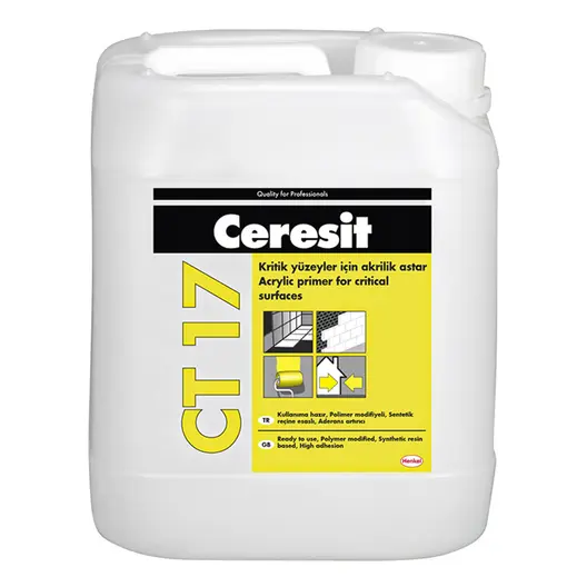 Грунд за бои и шпакловки Henkel дълбокопроникващ  10 л, безцветен, Ceresit CT 17