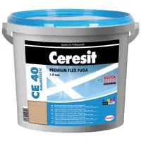 Смес Ceresit фугираща за плочки гъвкава 2 кг, карамел, CE 40 Aquastatic