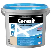 Смес Ceresit фугираща за плочки гъвкава 2 кг, натура, CE 40 Aquastatic