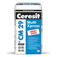 Лепило Henkel циментово за плочки гъвкаво, бързосъхнещо 25 кг, сиво, Ceresit CM 29 Multi Xpress