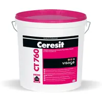 Мазилка Henkel декоративна фасадна архитектурен бетон 20 кг, сив, Chicago Grey, Ceresit CT 760 Visage
