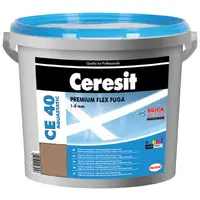 Смес Ceresit фугираща за плочки гъвкава 2 кг, сиена, CE 40 Aquastatic