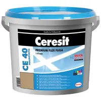 Смес Ceresit фугираща за плочки гъвкава 2 кг, тофи, CE 40 Aquastatic