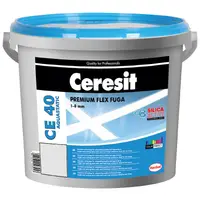 Смес Ceresit фугираща за плочки гъвкава 2 кг, карара, CE 40 Aquastatic