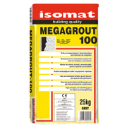 Смес Isomat за саниране на стоманобетонни конструкции за пукнатини 30-100 мм 25 кг, сива, Megagraut-100 - product - 006 IZO1409