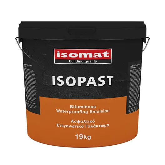 Битумен грунд Isomat на водна основа  19 кг, черен, Isopast